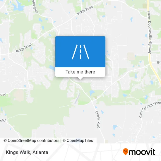 Kings Walk map