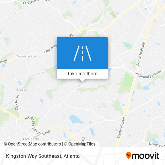 Mapa de Kingston Way Southeast
