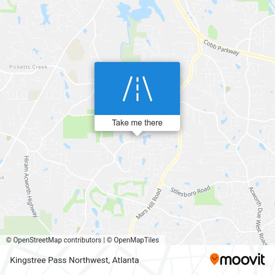Mapa de Kingstree Pass Northwest
