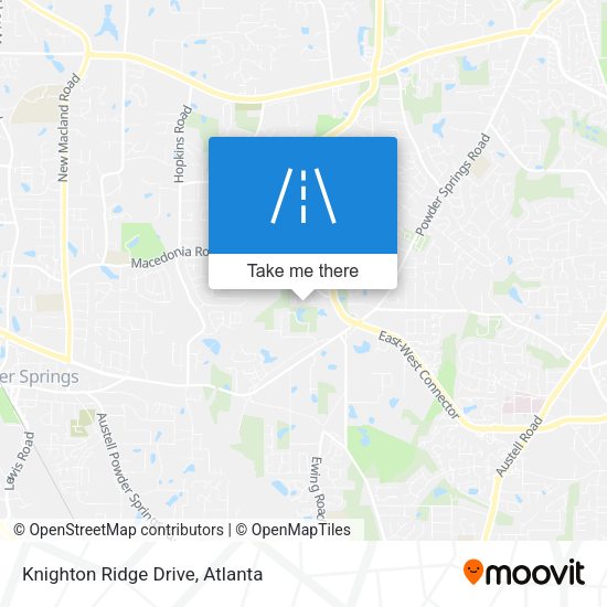 Knighton Ridge Drive map