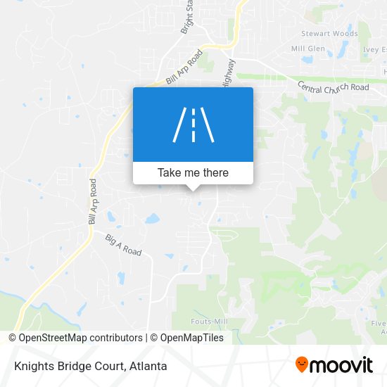 Mapa de Knights Bridge Court