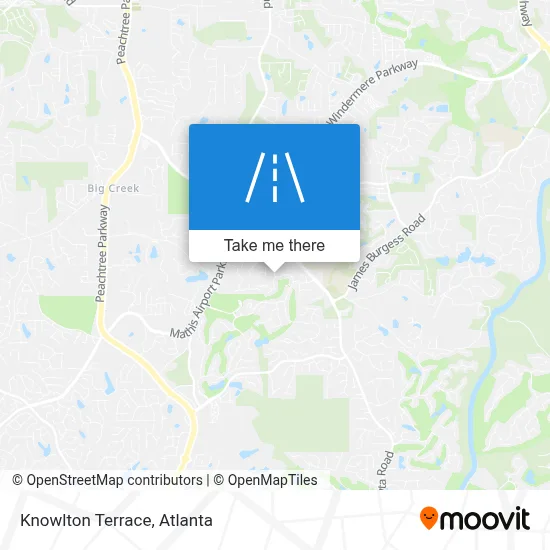 Knowlton Terrace map