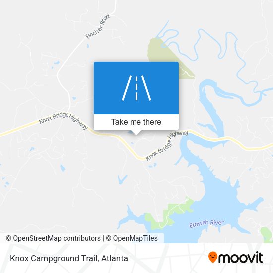 Knox Campground Trail map