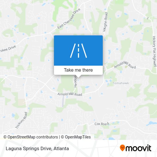 Laguna Springs Drive map