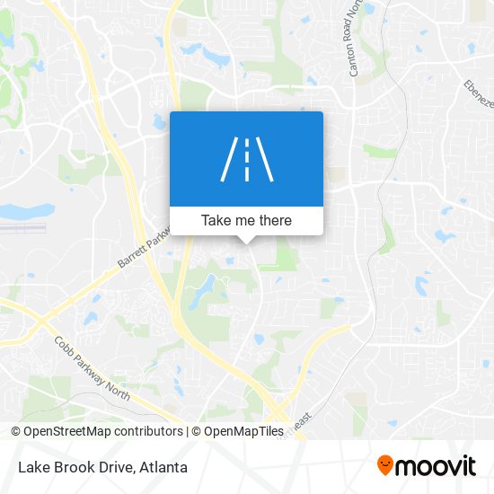 Lake Brook Drive map