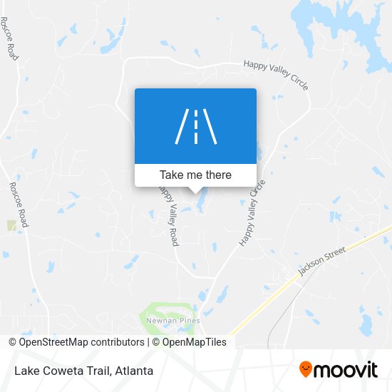Mapa de Lake Coweta Trail