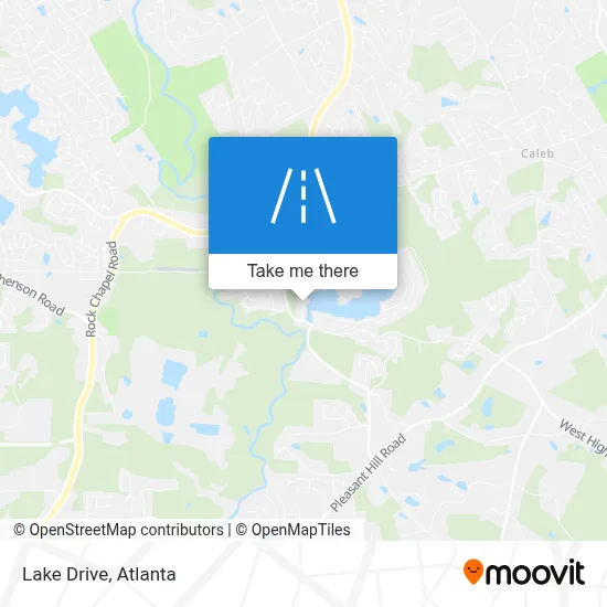 Lake Drive map