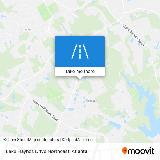 Mapa de Lake Haynes Drive Northeast