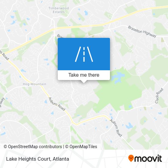 Mapa de Lake Heights Court