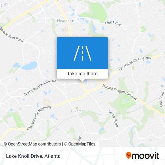 Lake Knoll Drive map