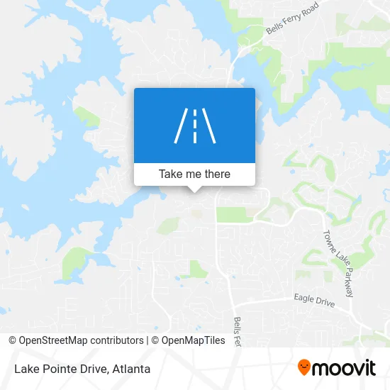 Lake Pointe Drive map