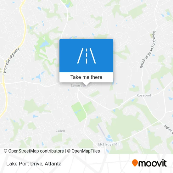 Lake Port Drive map