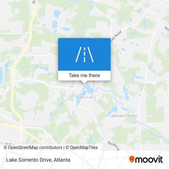 Lake Sorrento Drive map