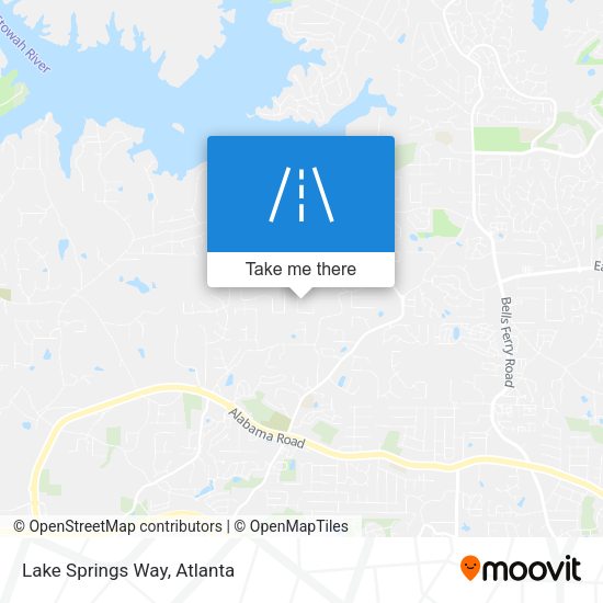 Mapa de Lake Springs Way