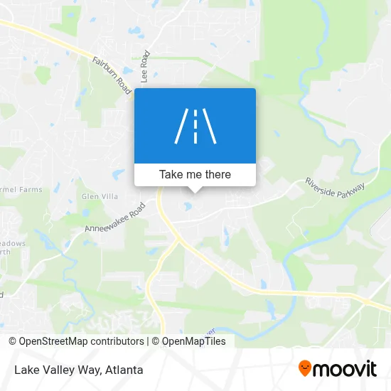 Lake Valley Way map