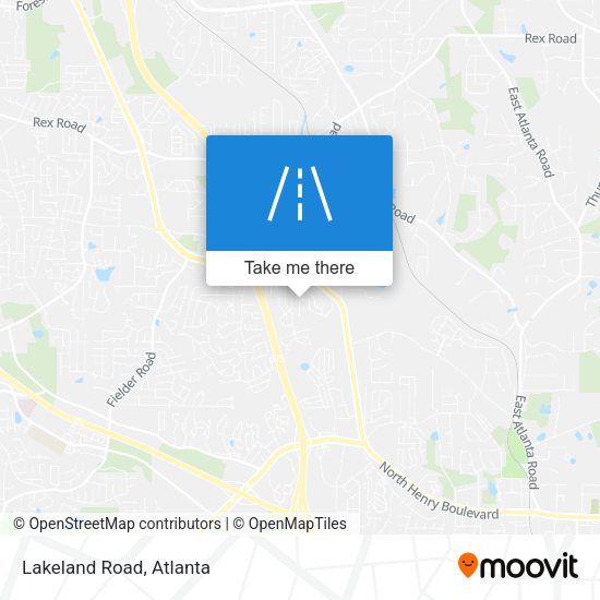Mapa de Lakeland Road