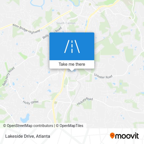 Mapa de Lakeside Drive