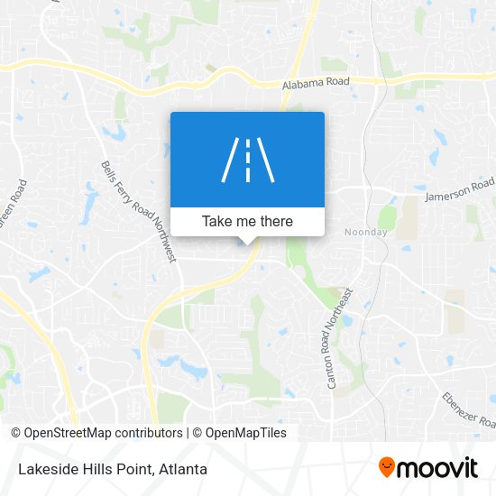 Mapa de Lakeside Hills Point