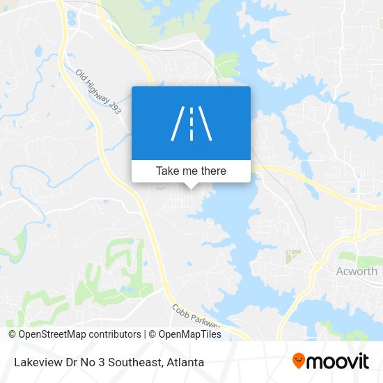 Lakeview Dr No 3 Southeast map