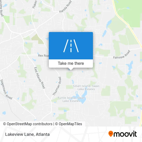 Lakeview Lane map