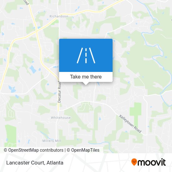 Mapa de Lancaster Court