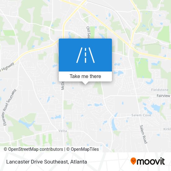 Lancaster Drive Southeast map