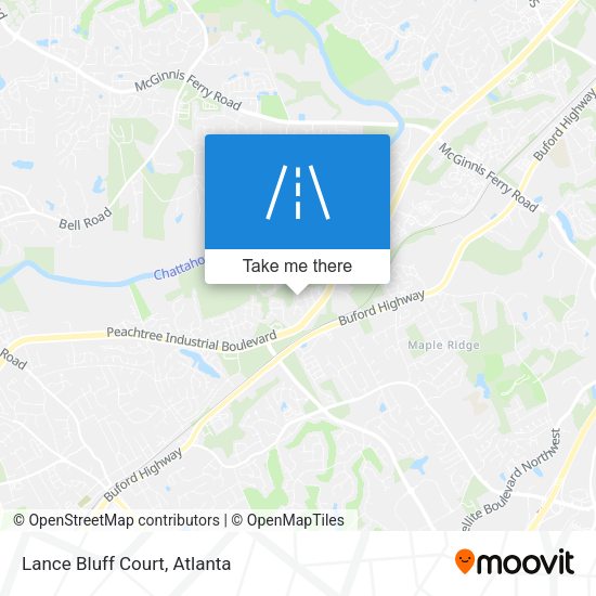 Mapa de Lance Bluff Court