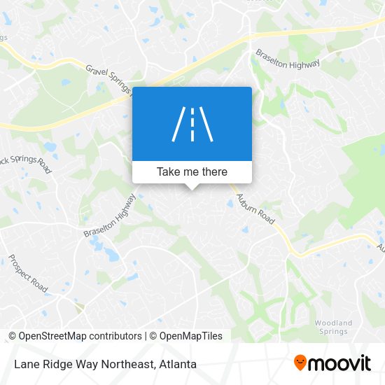 Mapa de Lane Ridge Way Northeast