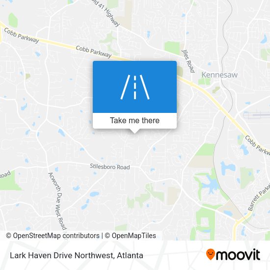 Lark Haven Drive Northwest map