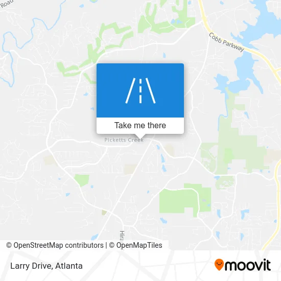 Larry Drive map