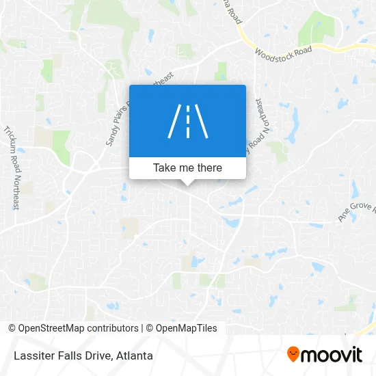 Lassiter Falls Drive map