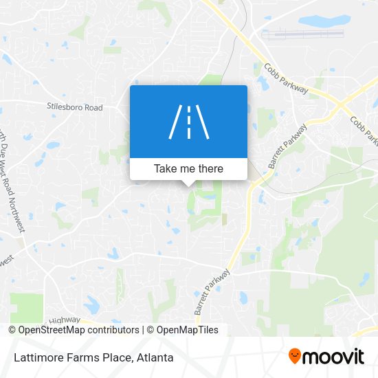 Lattimore Farms Place map