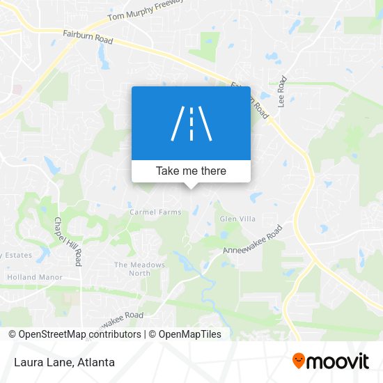 Mapa de Laura Lane
