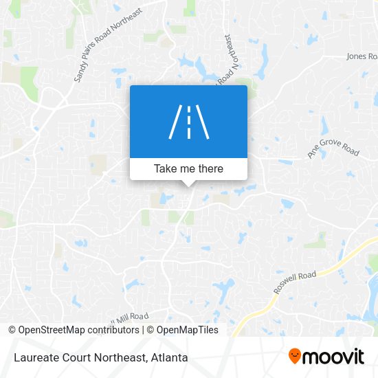 Laureate Court Northeast map