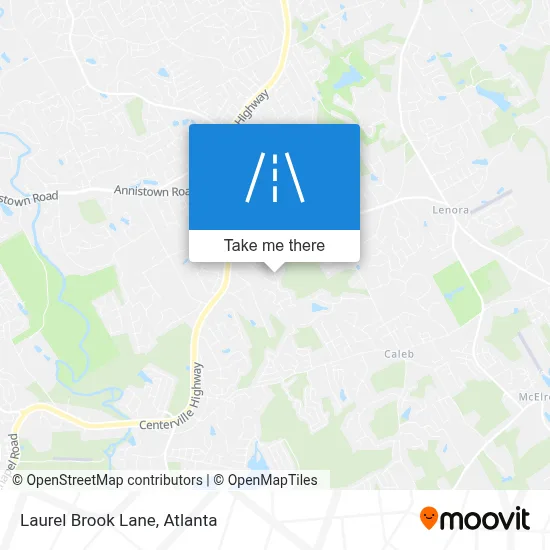 Laurel Brook Lane map