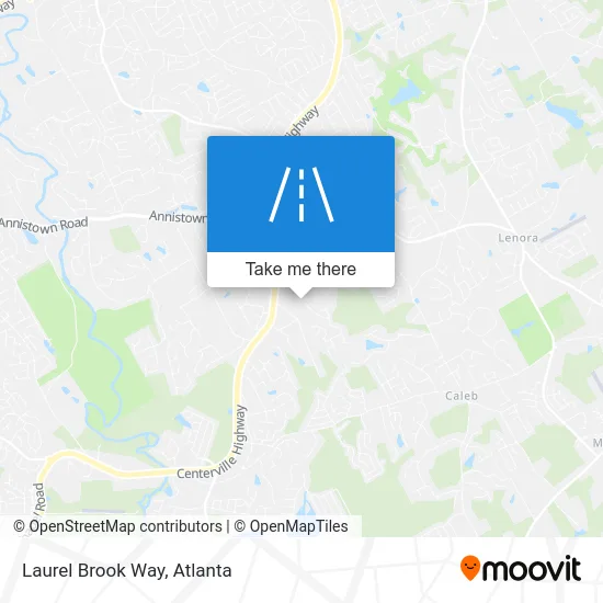 Laurel Brook Way map