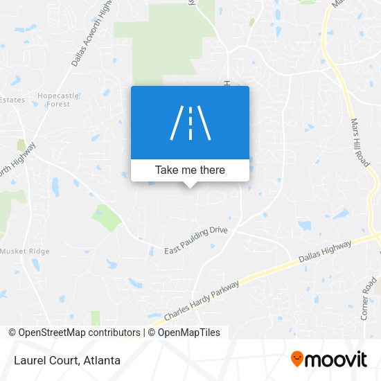 Mapa de Laurel Court