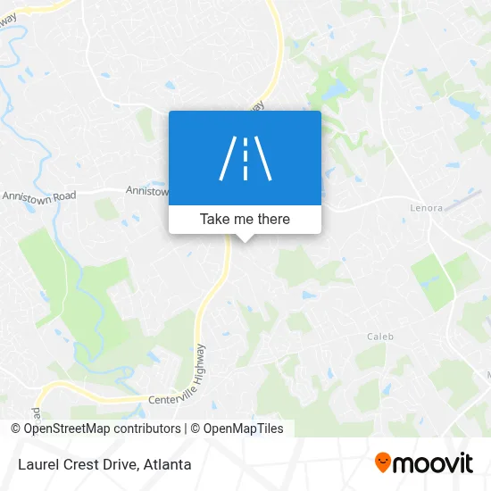 Laurel Crest Drive map