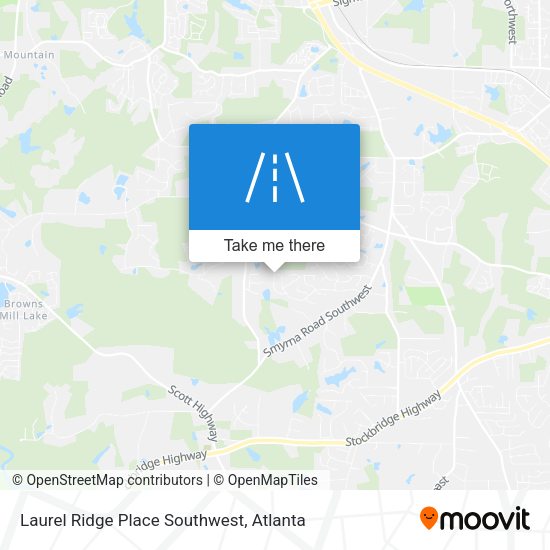Laurel Ridge Place Southwest map