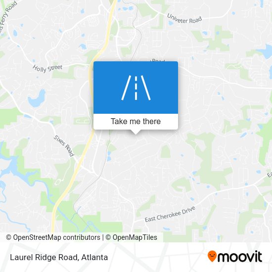 Mapa de Laurel Ridge Road