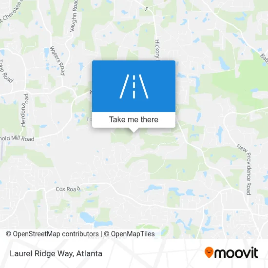 Laurel Ridge Way map