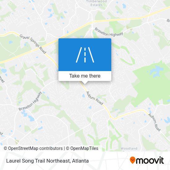 Mapa de Laurel Song Trail Northeast