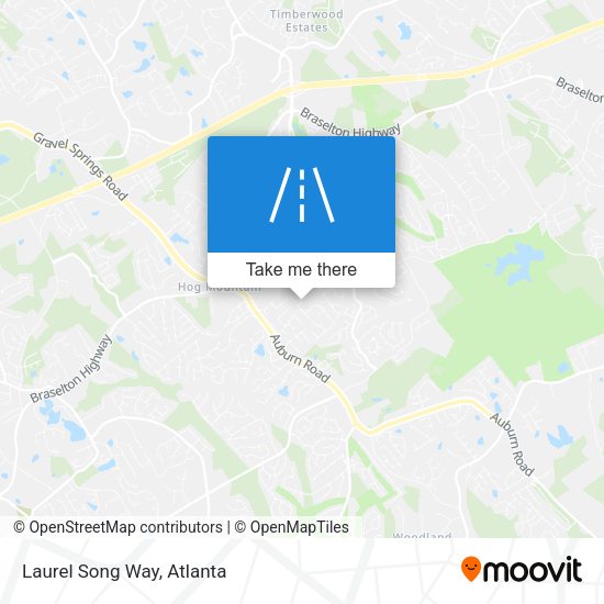 Mapa de Laurel Song Way