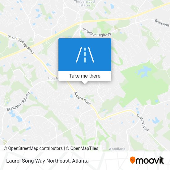Mapa de Laurel Song Way Northeast
