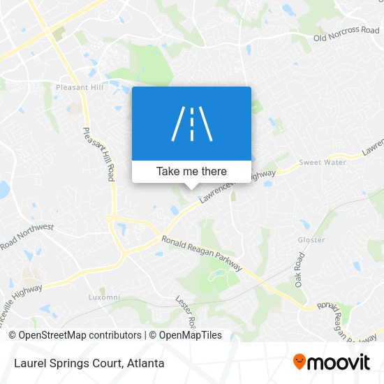 Mapa de Laurel Springs Court