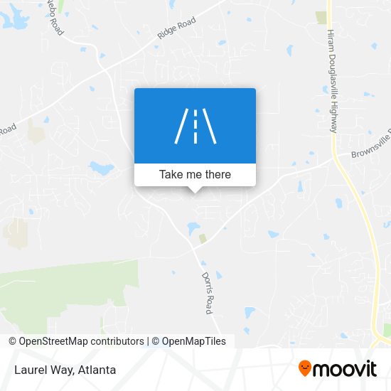 Mapa de Laurel Way
