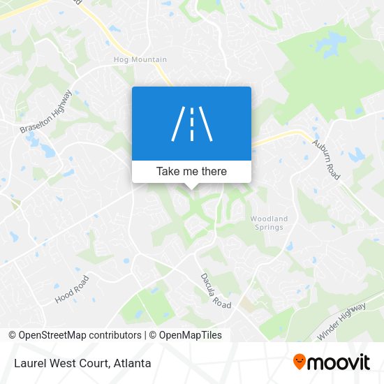 Mapa de Laurel West Court