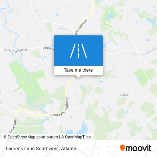 Laurens Lane Southwest map