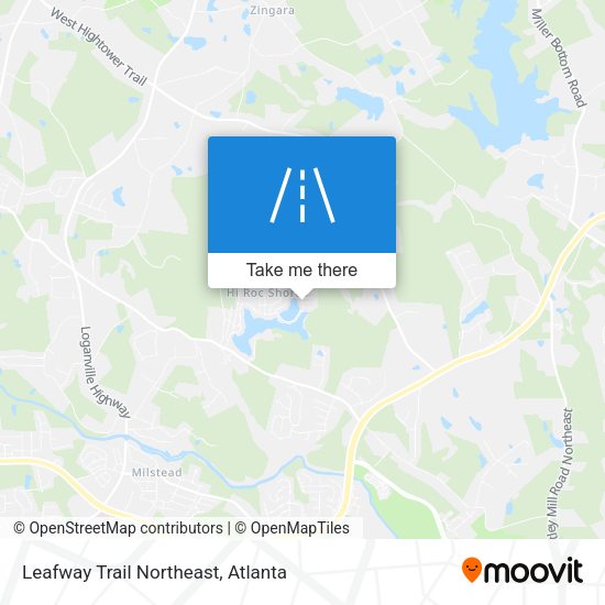 Leafway Trail Northeast map