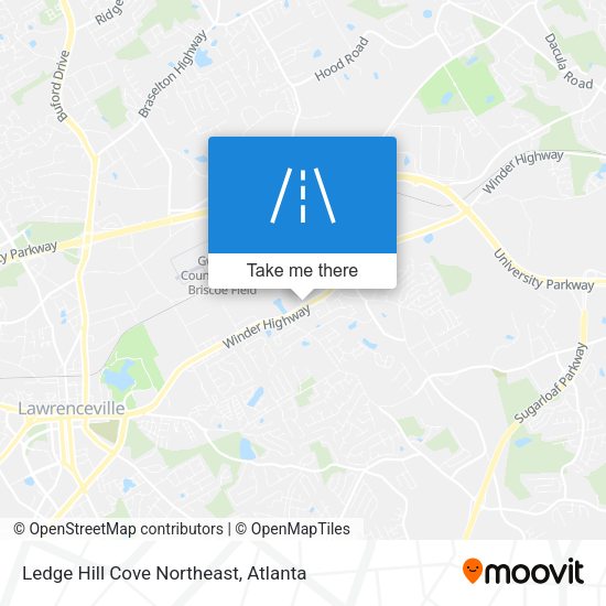 Ledge Hill Cove Northeast map